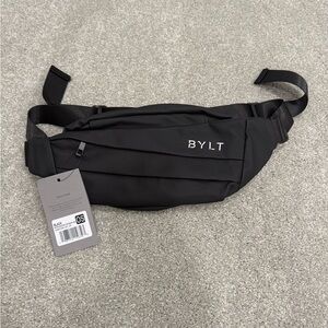BYLT Black Crossbody Sling Bag / Waist Pack – Adjustable Strap, NEW